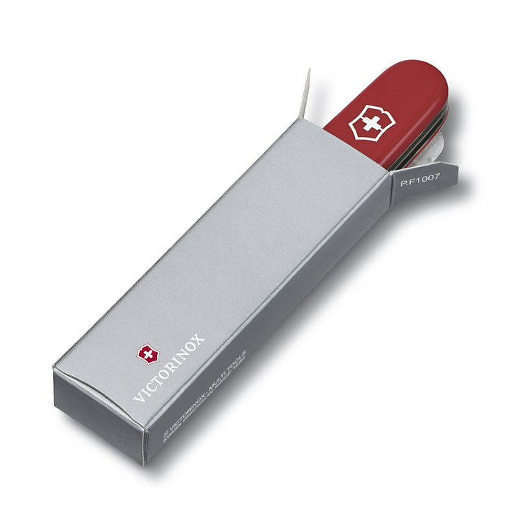 Нож перочинный VICTORINOX Recruit, 84 мм, 10 функций, красный