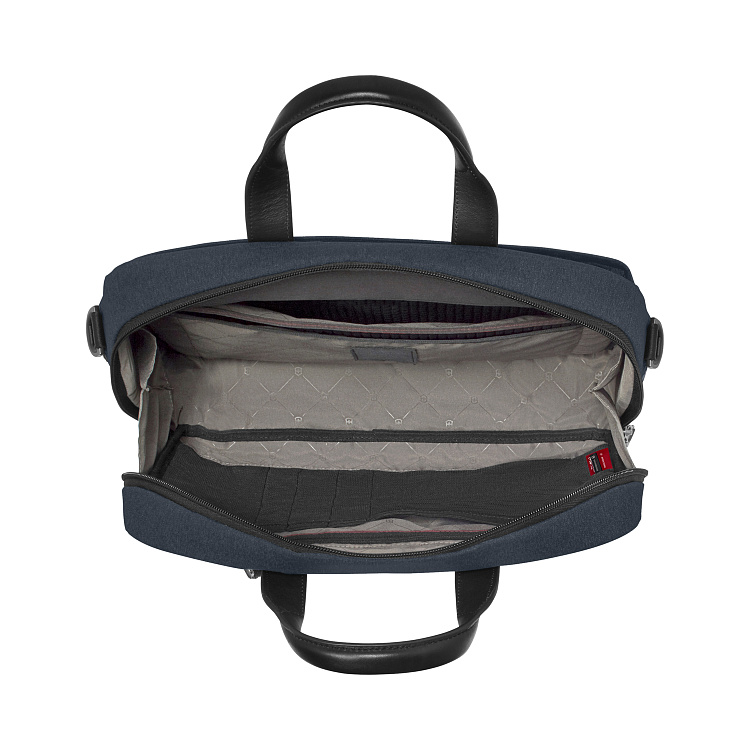 Портфель VICTORINOX Architecture Urban2 Briefcase 15'', синий, полиэстер/кожа, 42x13x31 см, 16 л