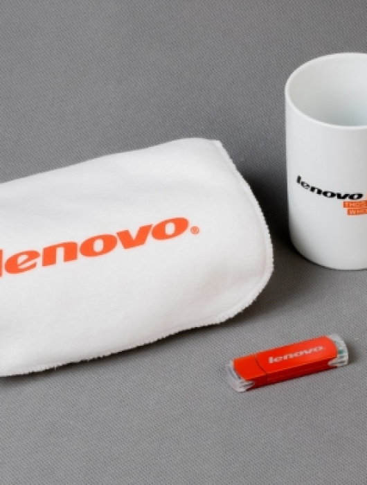 Корпоративные сувениры для компании Lenovo