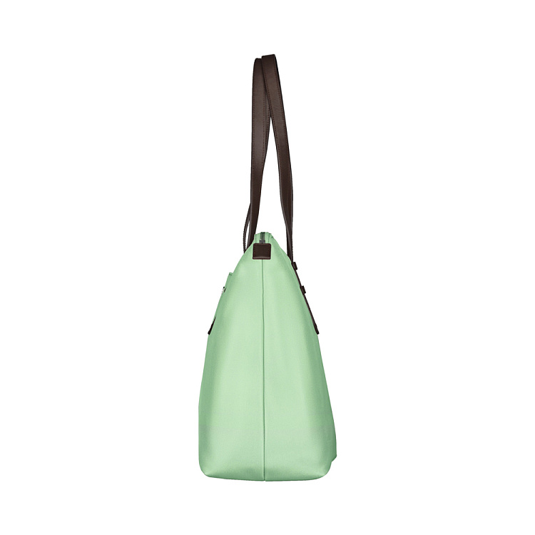 Сумка VICTORINOX Victoria Deluxe Business Tote, мятная, нейлон/кожа/микрозамша, 47x15x31 см, 16 л
