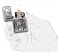Зажигалка ZIPPO Timberwolves с покрытием Brushed Chrome,латунь/сталь,серебристая,матовая, 38x13x57мм