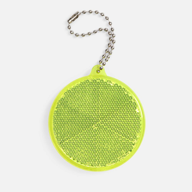 Пешеходный светоотражатель с цепочкой «Круг»