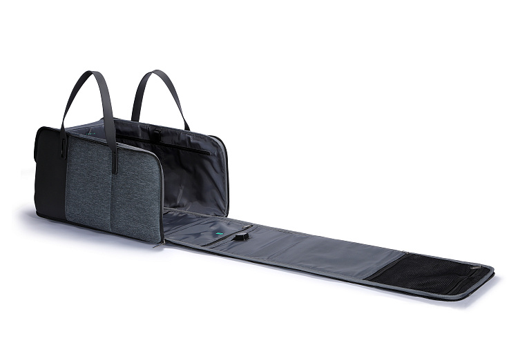 Дорожная сумка FlexPack Go 53х23х26 см, темно-серая