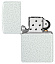 Зажигалка ZIPPO Classic с покрытием Glacier, латунь/сталь, белая, матовая, 38x13x57 мм