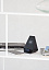Настольные часы "Smart Pyramid" с bluetooth колонкой (3Вт) и беспроводным (15W) зарядным устройством, с подсветкой логотипа