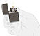 Подарочный набор ZIPPO: зажигалка Black Ice® и вставной блок для зажигалок для трубок, латунь/сталь