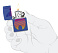 Зажигалка ZIPPO Classic с покрытием Royal Blue Matte, латунь/сталь, синяя, матовая, 38x13x57 мм