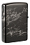 Зажигалка ZIPPO Classic с покрытием High Polish Black, латунь/сталь, черная, глянцевая, 38x13x57 мм