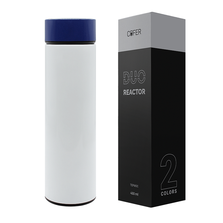 Термос Reactor duo white с датчиком температуры