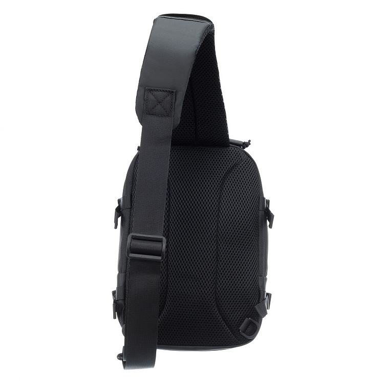 Рюкзак на одно плечо TORBER Xtreme, чёрный, 20 х 8 х 31 см, 5л