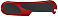 Задняя накладка для ножей VICTORINOX 85 мм, пластиковая, красно-чёрная