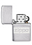 Подарочный набор ZIPPO: фляжка 89 мл и зажигалка, латунь/сталь, серебристый, в коробке с подвесом