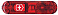 Передняя накладка для ножей VICTORINOX SwissLite 58 мм, пластиковая, полупрозрачная красная