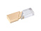 USB 2.0- флешка на 2 Гб кристалл в металле