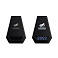 Настольные часы "Smart Pyramid" с bluetooth колонкой (3Вт) и беспроводным (15W) зарядным устройством, с подсветкой логотипа
