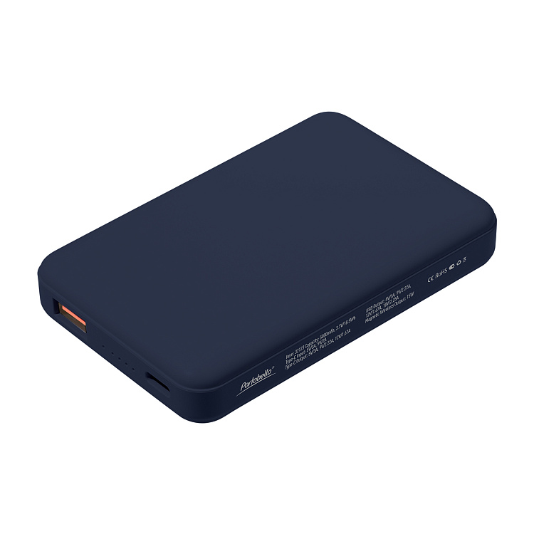 Внешний аккумулятор Largo PD 5000mAh с функцией беспроводной зарядки 15W