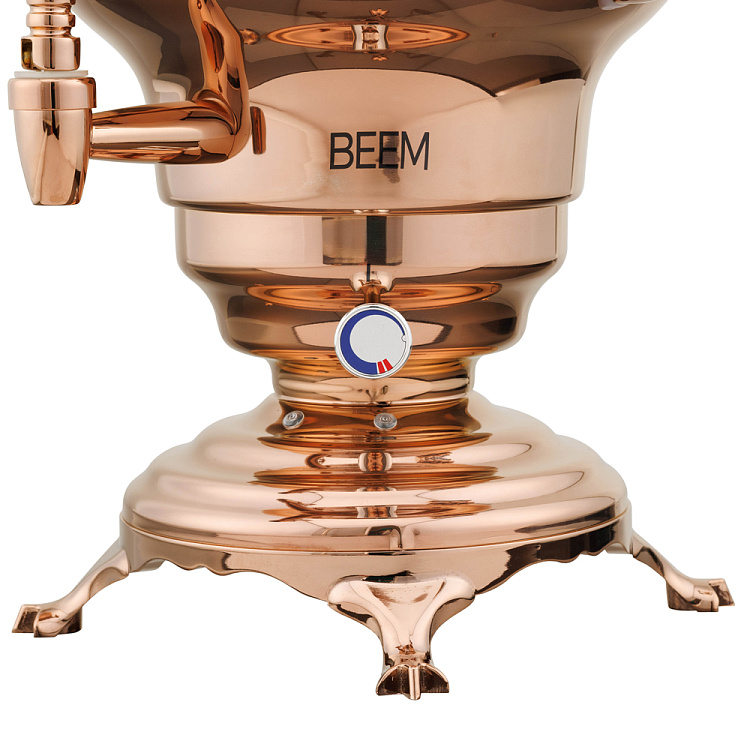 Самовар BEEM модель Odessa, 3 литра, золотистый