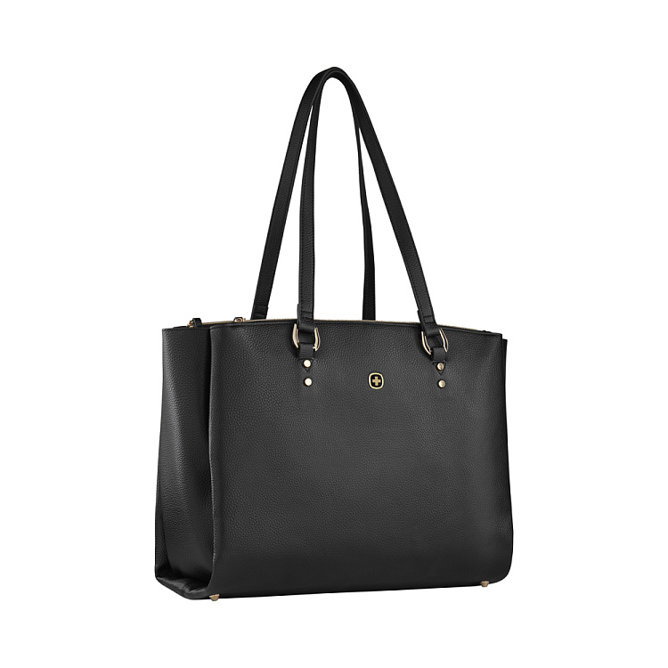 Сумка женская WENGER RosaLyn 14'', черная, полиэстер, 38х29х24 см, 20 л