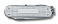 Нож-брелок VICTORINOX Classic Alox, 58 мм, 5 функций, алюминиевая рукоять, серебристый