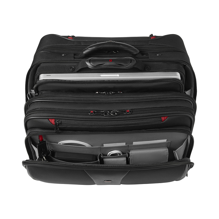 Мобильный офис WENGER Patriot с чехлом для ноутбука 15,6'', черный, 100% полиэстер 43х41х31 см, 25 л