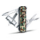 Нож-брелок VICTORINOX NailClip 580, 65 мм, 8 функций, зелёный камуфляж