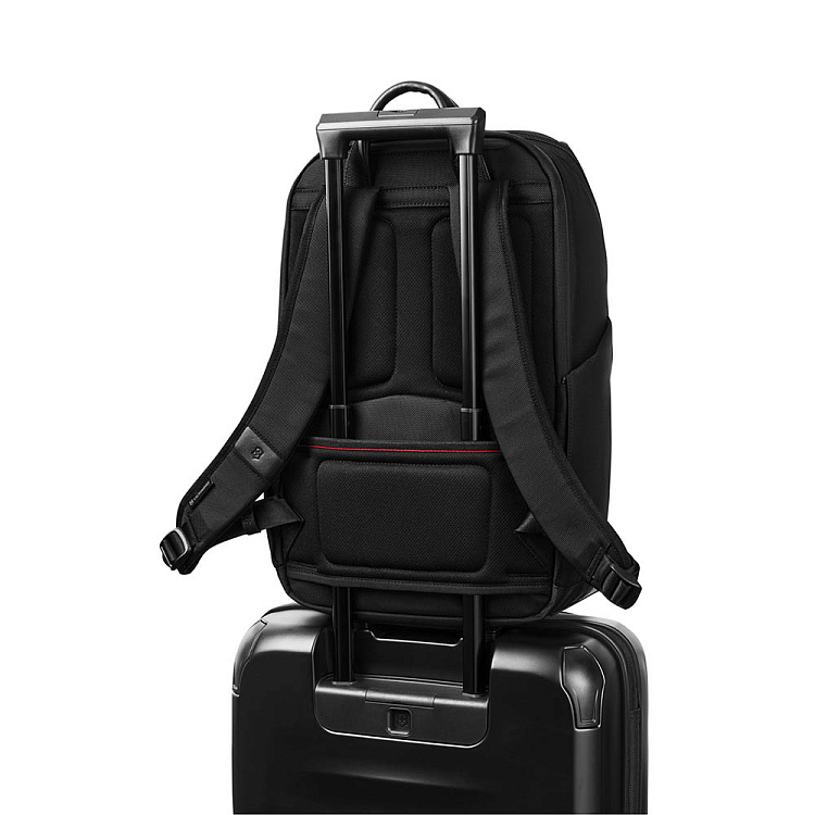 Рюкзак VICTORINOX Architecture Urban2 Deluxe Backpack 15”, черный, полиэстер/кожа, 31x23x46 см, 23 л