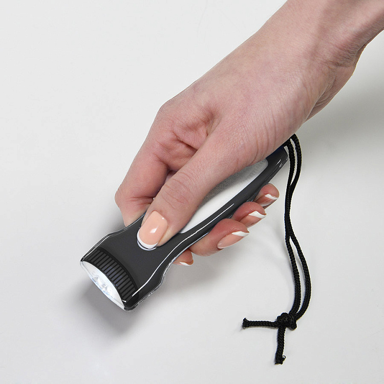 THELIX Фонарик LED карманный, ультратонкий, пластик, красный