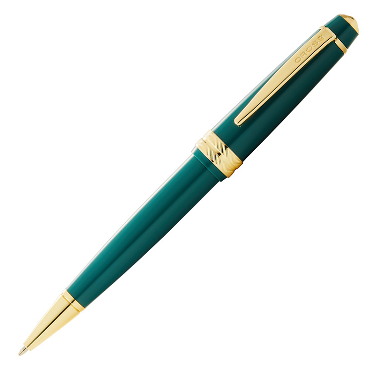 Шариковая ручка Cross Bailey Light Polished Green Resin and Gold Tone