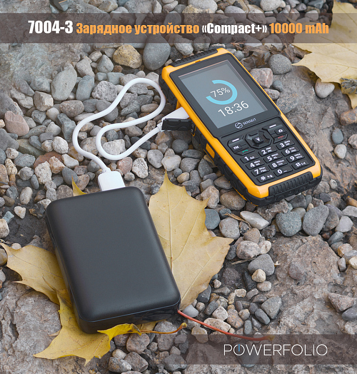 Зарядное устройство "Compact+", 10000 mAh