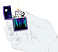 Зажигалка ZIPPO Night In The Forest с покрытием Purple Matte, латунь/сталь, фиолетовая, 38x13x57 мм