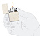 Зажигалка ZIPPO Classic с покрытием Mercury Glass, латунь/сталь, бежевая, матовая, 38x13x57 мм
