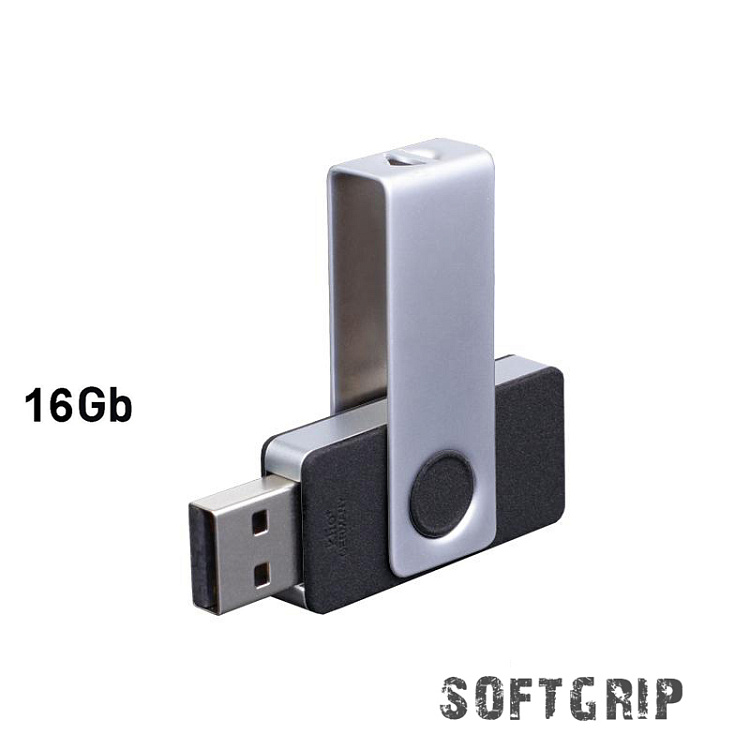 Флеш-карта TWISTAsoftgrip MS, 16Гб
