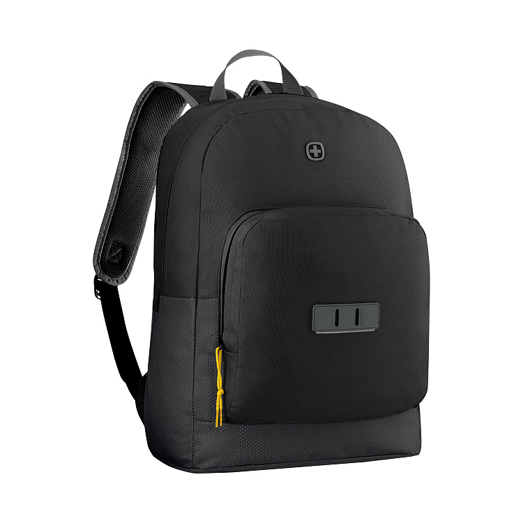 Рюкзак WENGER NEXT 23 Crango 16", чёрный, переработанный ПЭТ, 33х22х46 см, 25л