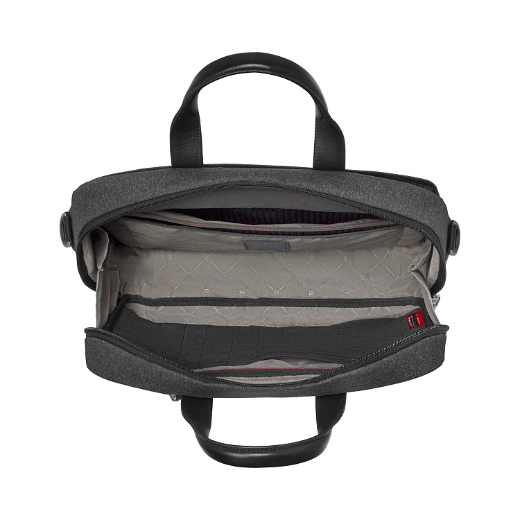 Портфель VICTORINOX Architecture Urban2 Briefcase 15'', серый, полиэстер/кожа, 42x13x31 см, 16 л