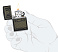 Зажигалка ZIPPO Vintage TV Design с покрытием Black Matte, латунь/сталь, черная, 38x13x57 мм