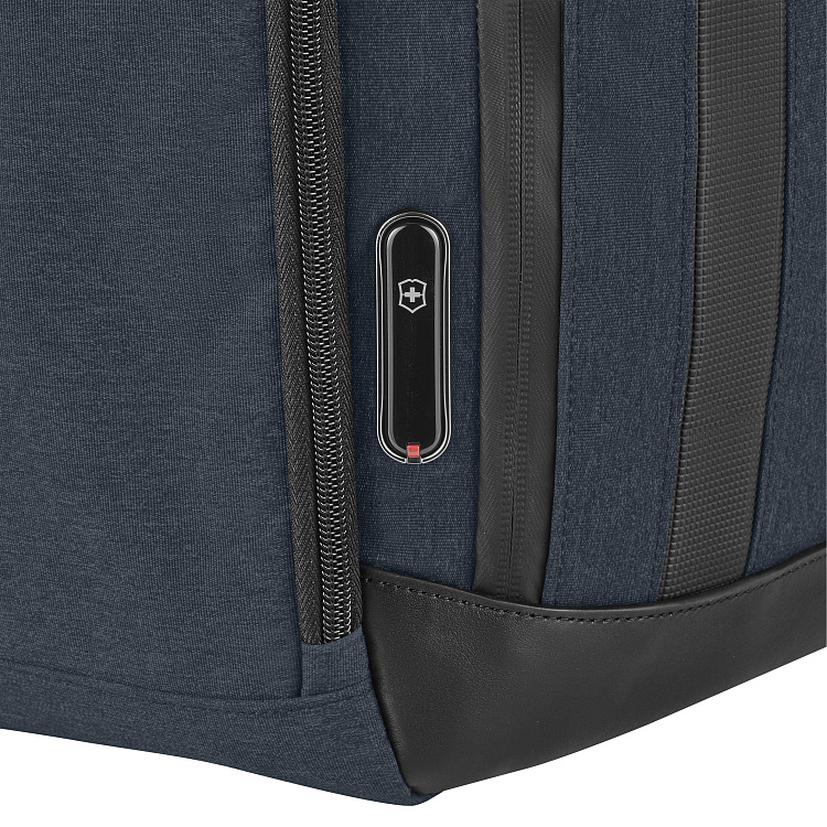 Рюкзак VICTORINOX Architecture Urban 2 Deluxe Backpack 15”, синий, полиэстер/кожа, 31x23x46 см, 23 л