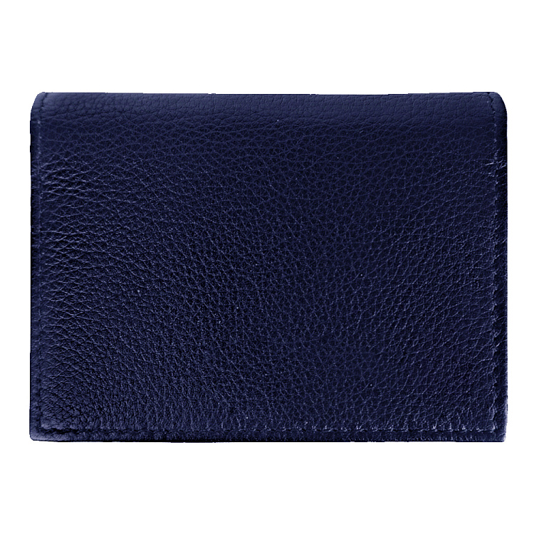 Кошелек с картхолдером для кредитных карт вертикальный Leather Plain из нат. кожи 615102