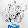 Рюкзак-раскраска с мелками Frozen