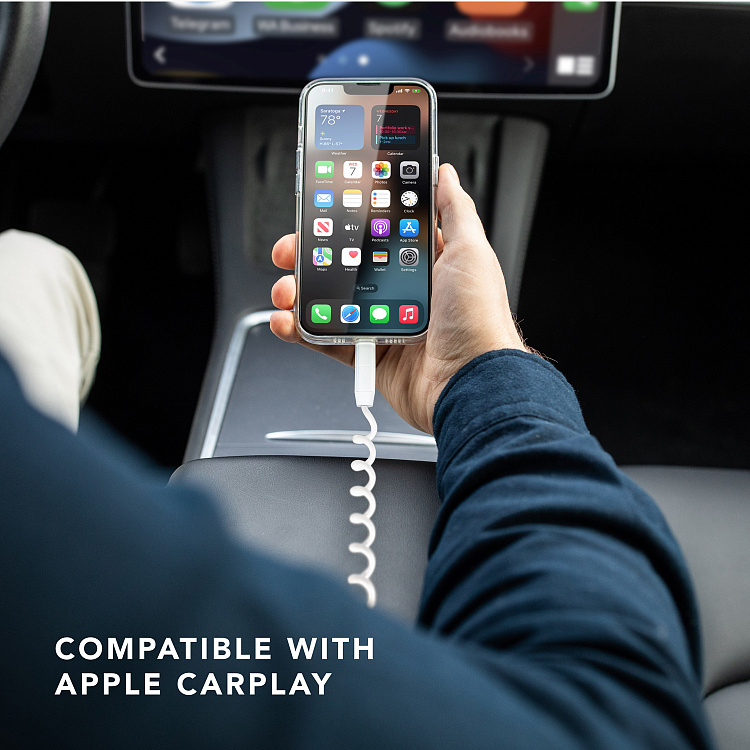 Кабель спиральный в футляре