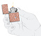 Зажигалка ZIPPO Armor® Geometric с покрытием Rose Gold, латунь/сталь, розовое золото, 38x13x57 мм