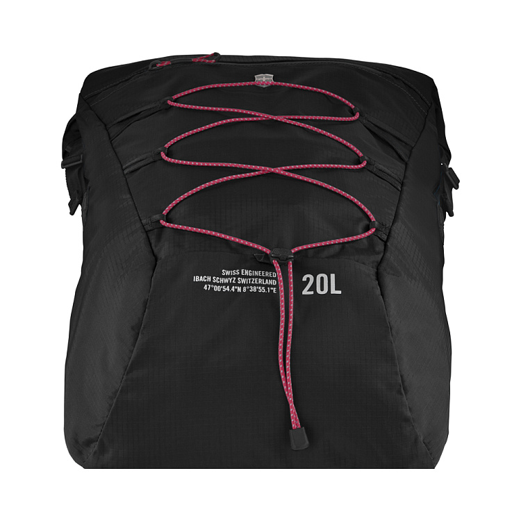 Рюкзак VICTORINOX Altmont Active L.W. Rolltop Backpack, чёрный, 100% нейлон, 30x19x46 см, 20 л