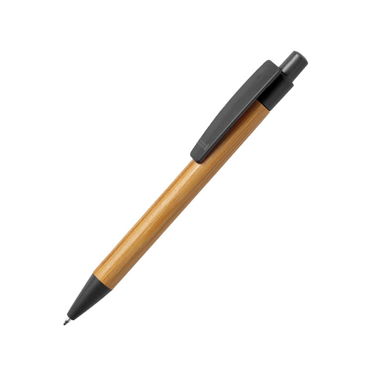 Ручка шариковая SYDOR, бамбук, пластик с пшеничным волокном