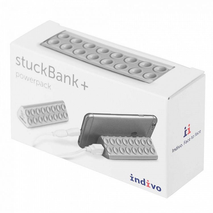 Внешний аккумулятор-подставка stuckBank Plus 2600 мАч