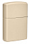 Зажигалка ZIPPO Classic с покрытием Flat Sand, латунь/сталь, бежевая, глянцевая, 38x13x57 мм
