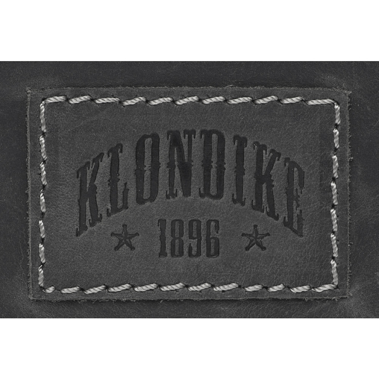 Сумка-планшет KLONDIKE Native, натуральная кожа в черном цвете, 23 х 7 х 24 см