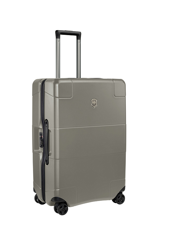 Чемодан VICTORINOX Lexicon, серый, 100% поликарбонат, 45x28x68 см, 73 л