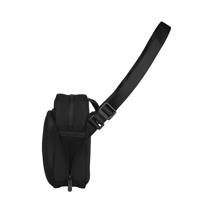 Сумка наплечная VICTORINOX TA 5.0, Travel Companion вертикальная, чёрная, нейлон, 21x10x27 см, 6 л
