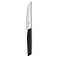 Нож для стейка и пиццы VICTORINOX Swiss Modern, 12 см, с волнистой кромкой, чёрный