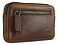 Ключница Mano "Don Leon", натуральная кожа в коричневом цвете, 12 х 7 см