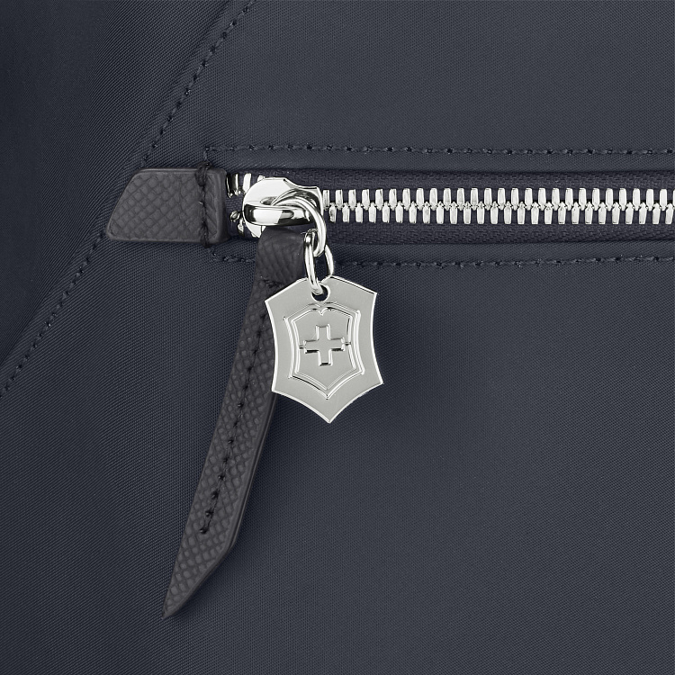 Сумка VICTORINOX Victoria Signature Tote, синяя, нейлон/кожа, 51x15x30 см, 19 л
